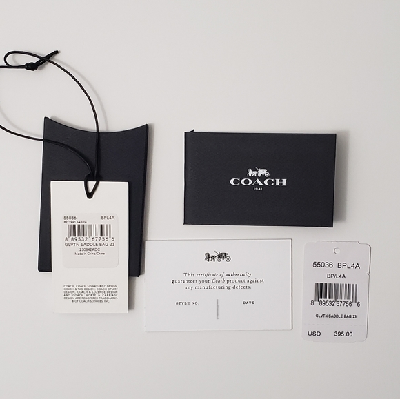 COACH Saddle 23 with Tea Rose - Picture 8 of 8